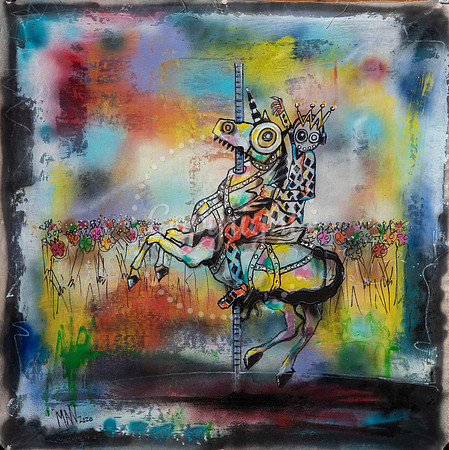 SOLD- "My World is Full Color and I am a King amongst a Sea of Kings" (Rise Above Series