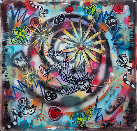 "Tipsy Dazy" (Fears and Flowers Series)