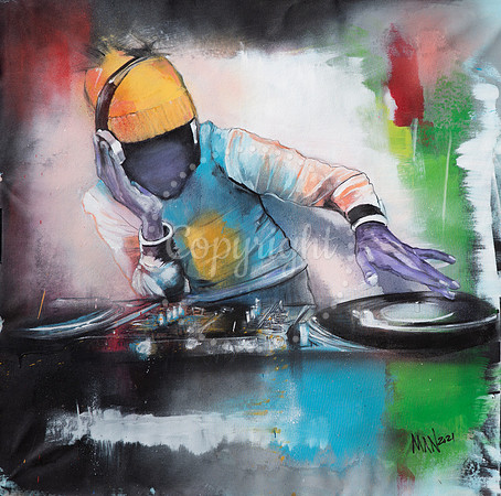 SOLD - “Spinning" (Sound is Color Series)